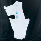 Disc Drop Earrings in Caribbean Dream